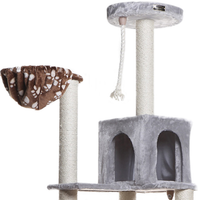 Real Wood Cat Climber Play House With Playhouse, Basket