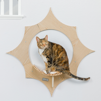 Armarkat Sun-Shaped,Wall-Mounted Climbing Cat Shelves W2203